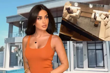 Pərvin Abıyevanın lüks və bahalı villasının görüntüləri yayıldı - VİDEO
