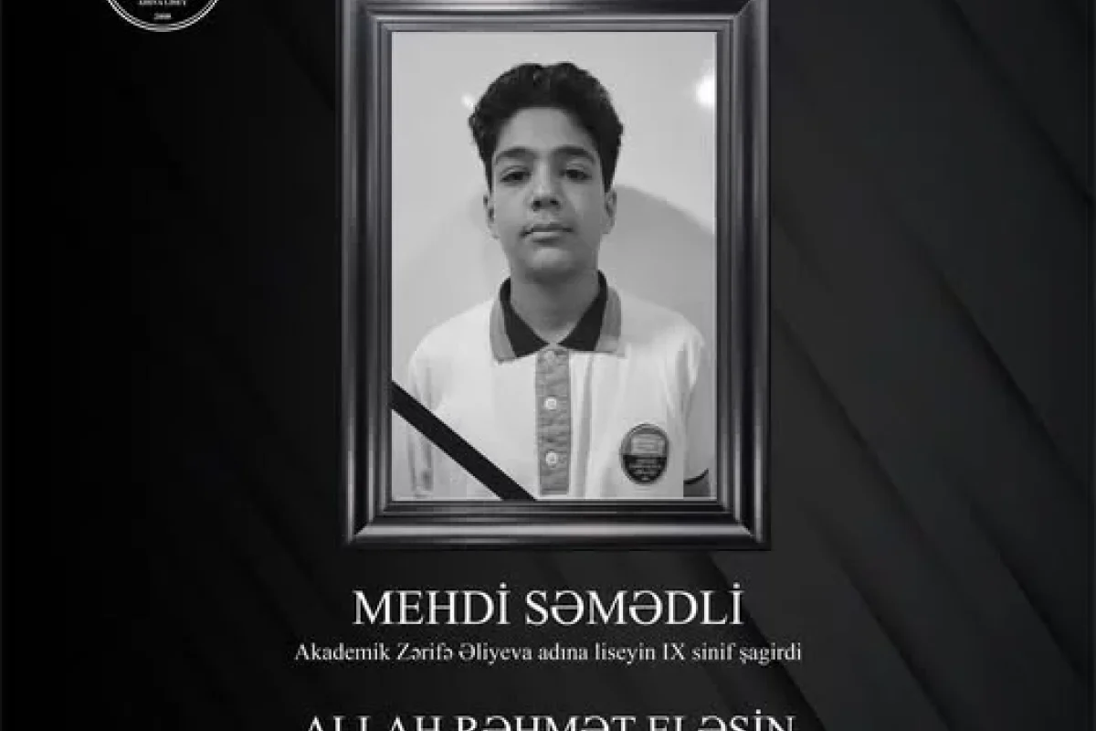 IX sinif şagirdi dünyasını dəyişdi