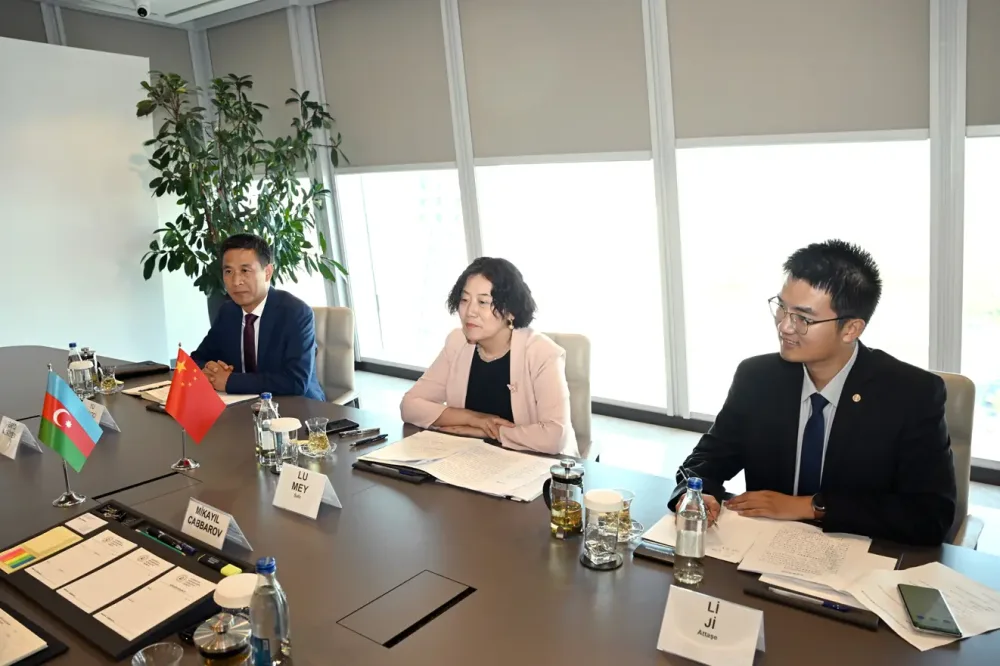 Çinlə iqtisadi əməkdaşlığın inkişafı müzakirə olunub