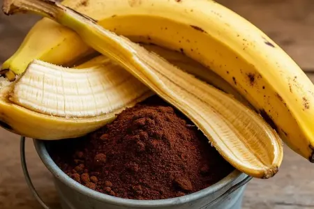 Artıq banan qabıqlarını və qəhvə çöküntülərini atmayın: - Çox sərfəli üsul