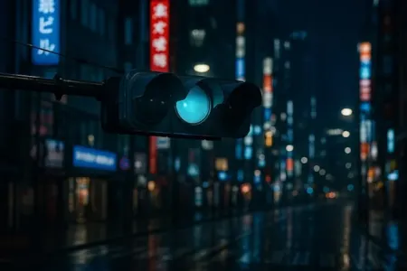 Yaponlar niyə yaşıl yerinə mavi işıqdan istifadə edir?