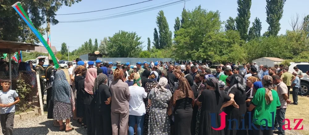 İtkin şəhidimiz dəfn olundu - FOTOLAR