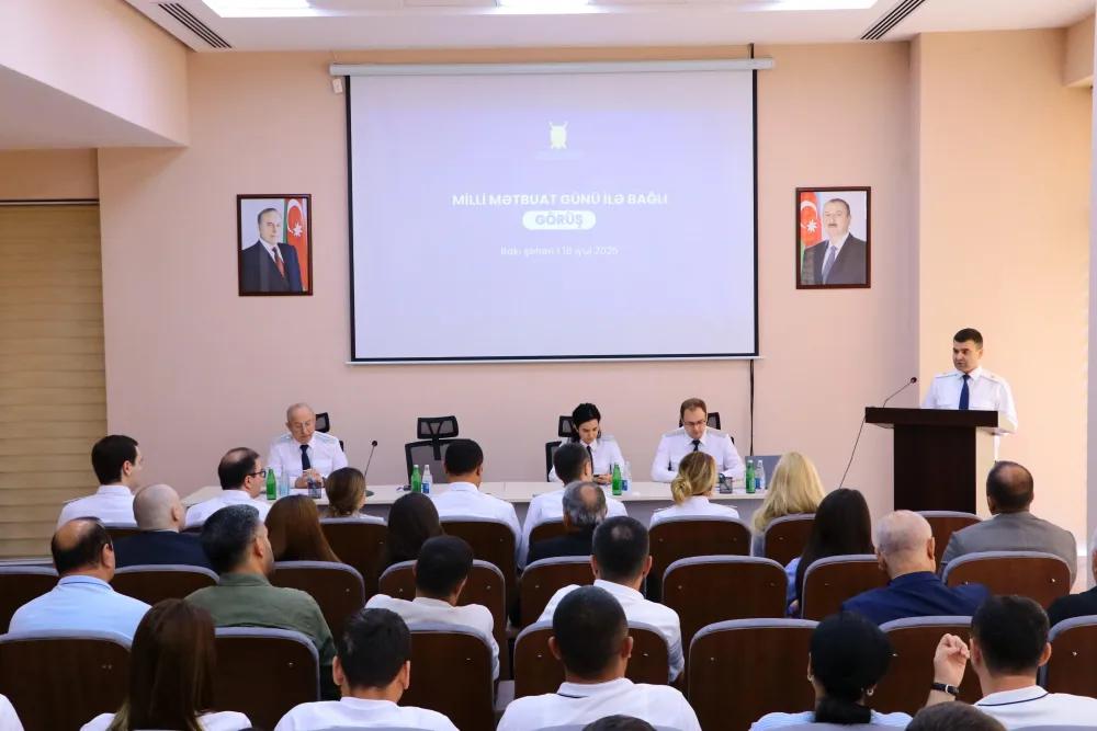 Baş Prokurorluqda media nümayəndələri ilə görüş keçirildi - FOTO