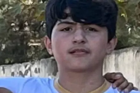 Arazda batan 13 yaşlı Kənanın - Fotosu