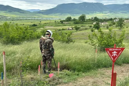 Ötən həftə nə qədər ərazi minalardan təmizlənib?