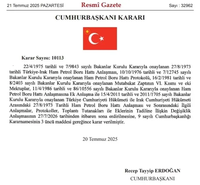 52 illik müqavilə ləğv olundu - Ərdoğan imzaladı - FOTO