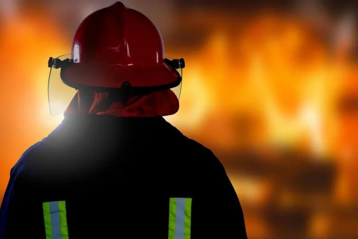 Gəncə xəstəxanasının həyətində YANĞIN