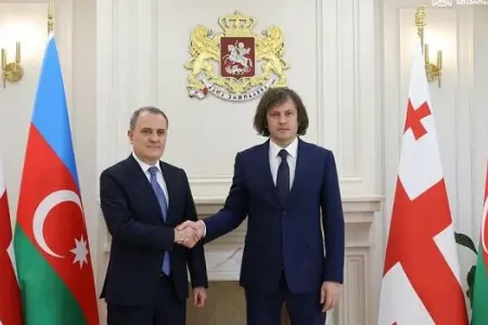 İrakli Kobaxidze Ceyhun Bayramovla görüşdü
