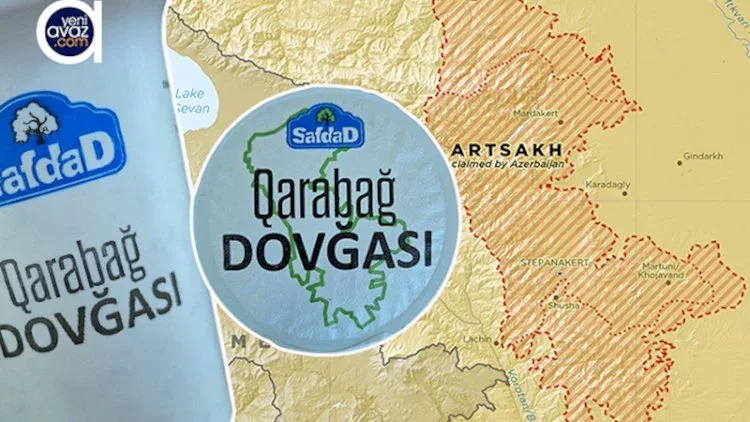 “Qarabağ” dovğasının üzərinə seperatçıların xəritəsi yerləşdirilib? - – FOTOLAR