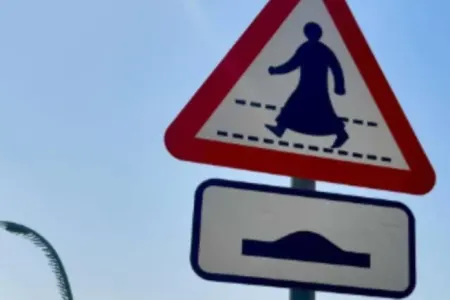 Yolda xəbərdarlıq lövhəsi hər kəsi - TƏƏCCÜBLƏNDİRDİ