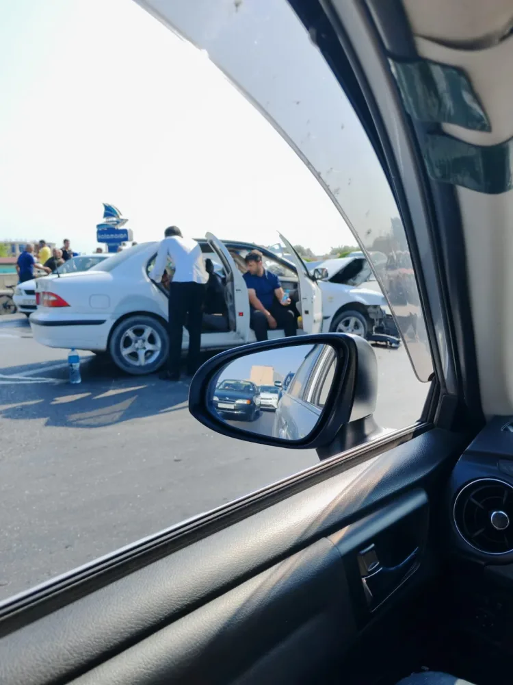 Novxanıda yol qəzası: Maşınlar toqquşdu, yaralı var