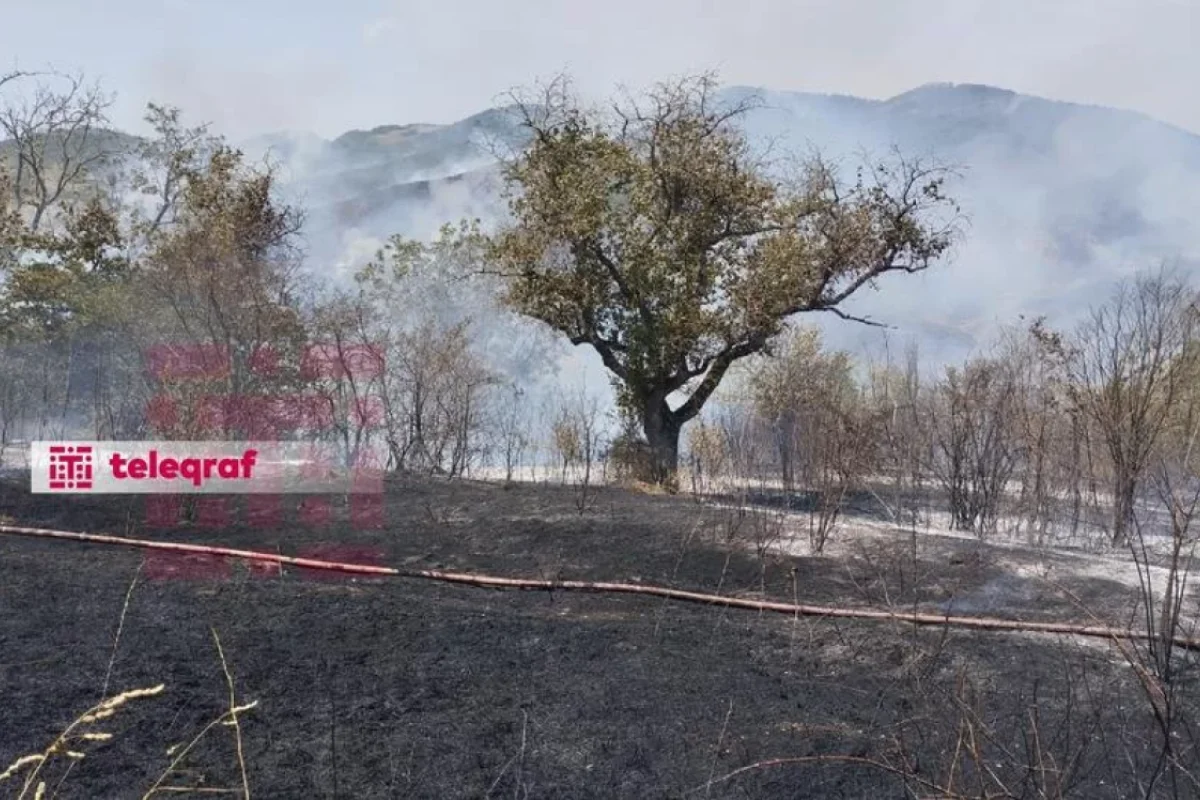 Ağdamda başlayan yanğın Xocəvənd ərazisinə keçdi