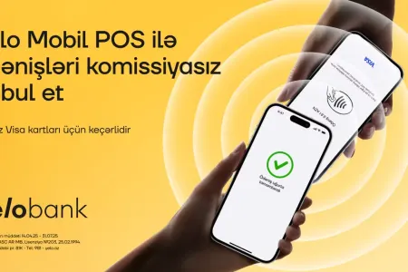 Yelo Mobil POS ilə Visa ödənişlərinə 0% komissiya!