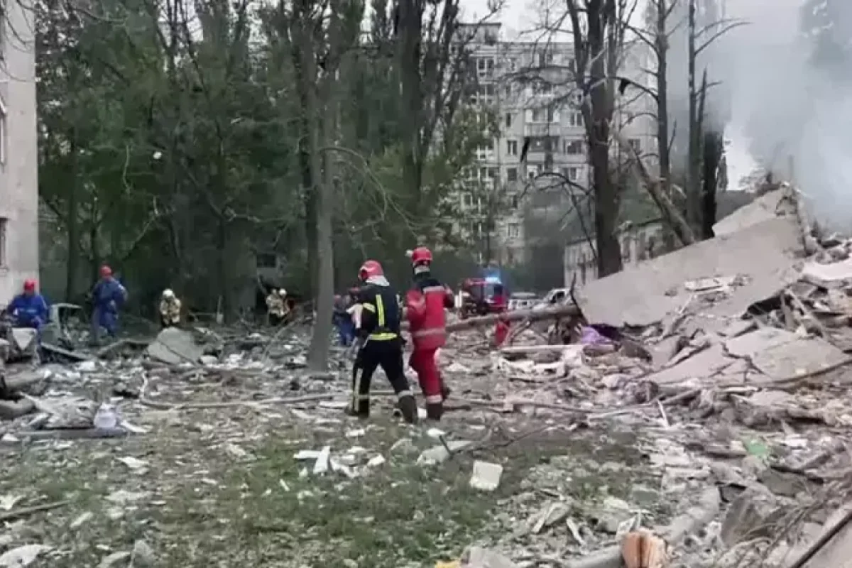 Kiyevə dəhşətli HÜCUM: - 8 ölü, 130 yaralı var