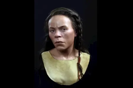 4500 il əvvəl yaşamış qadının görünüşü bərpa edilib