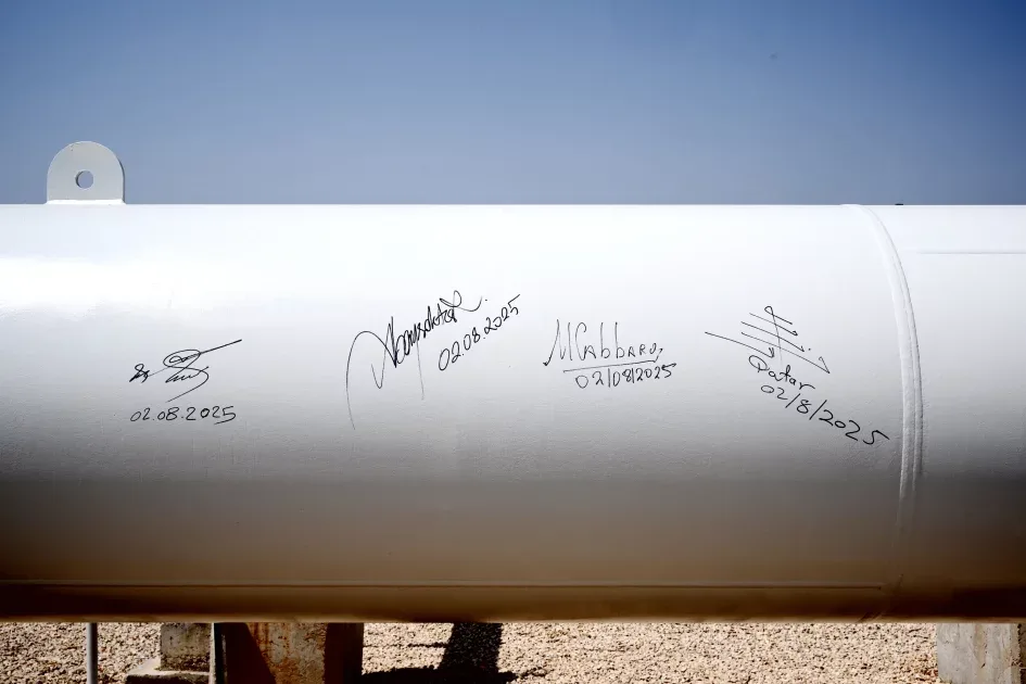 Azərbaycan qazının Türkiyə ərazisindən Suriyaya nəqlinə başlanıldı - FOTOLAR