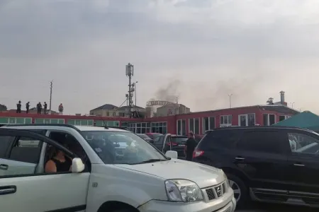 Novxanıda restoran yanır