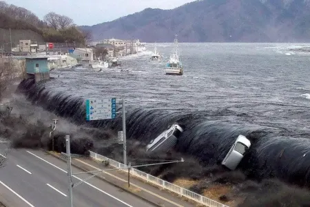 Sunami Rusiyada bu zavodu tamamilə dağıtdı