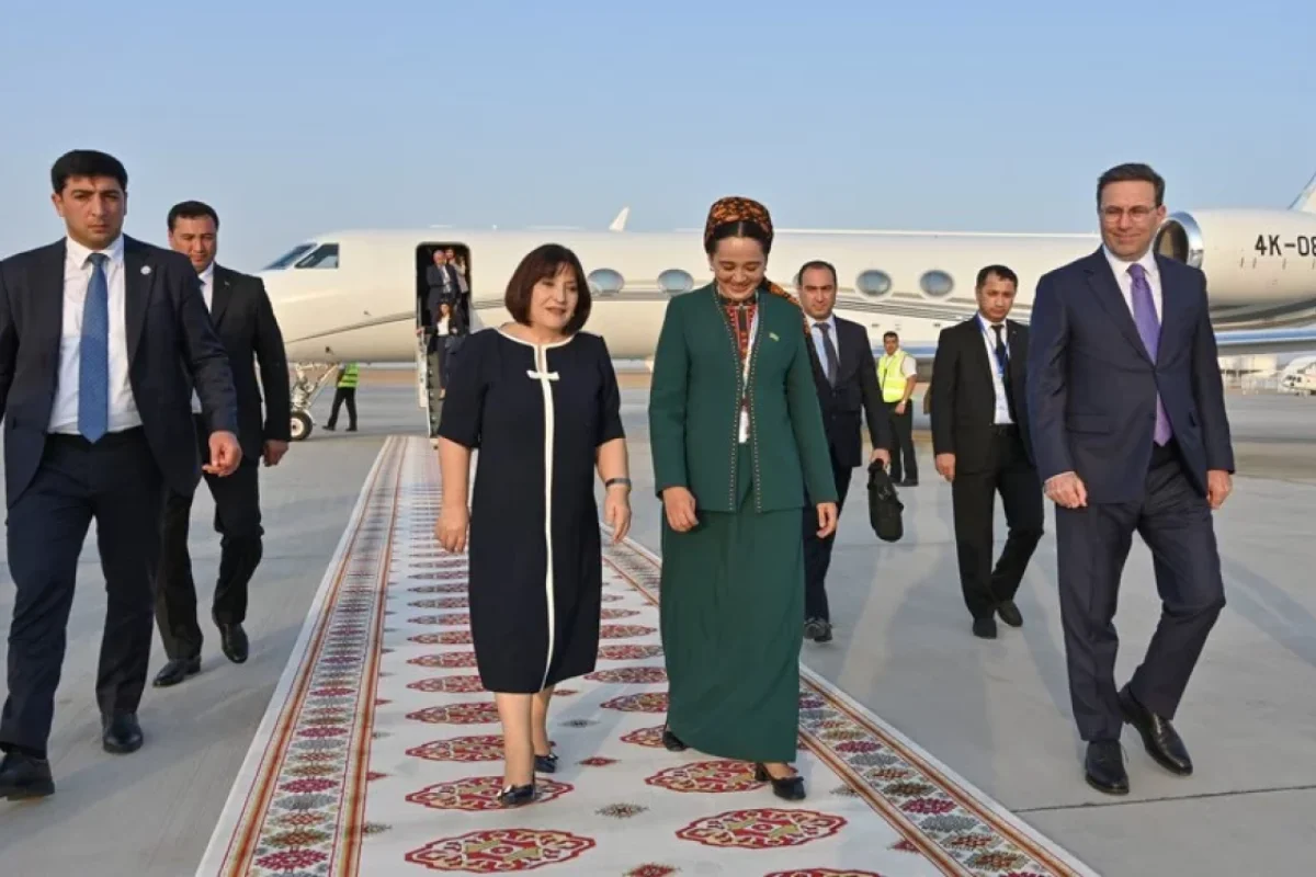 Milli Məclisin sədri Sahibə Qafarova Türkmənistana işgüzar səfərə getdi