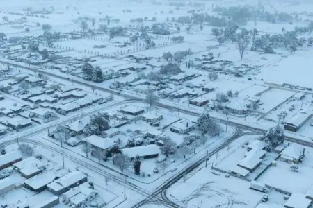 Bu ölkəyə rekord miqdarda qar yağdı