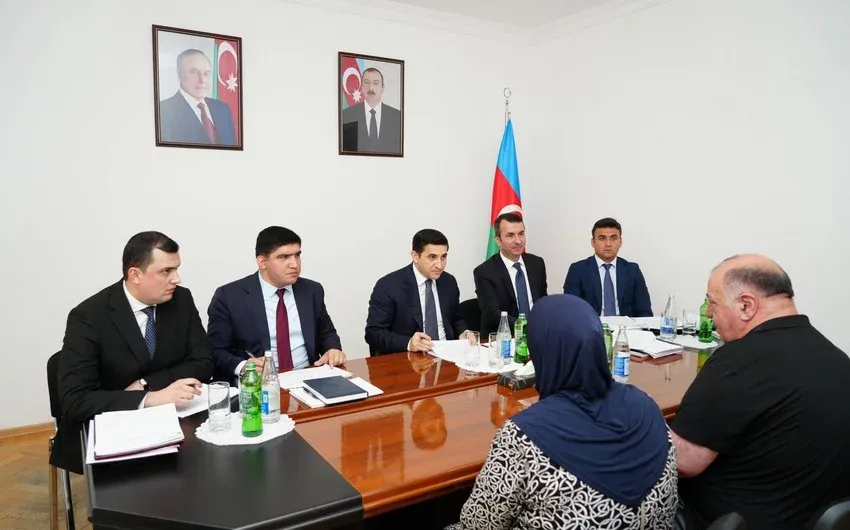 Fərid Əhmədov Ağsuda vətəndaşları qəbul etdi