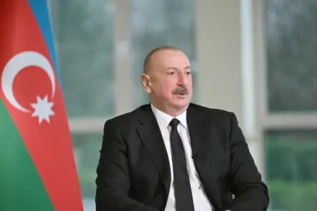 Prezident Vaşinqtonda Azərbaycan mətbuatına müsahibə verir - CANLI