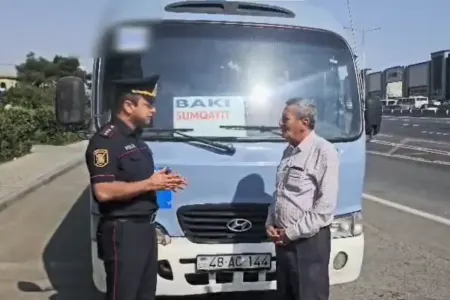 Sərxoş vəziyyətdə avtobus sürdü, həbs edildi