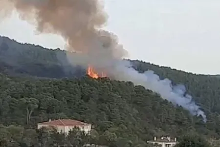 İranla sərhəddə yanğın başladı