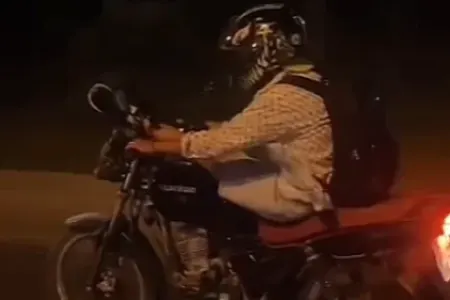 Motosikletlə avtoxuliqanlıq edən qadın həbs olundu