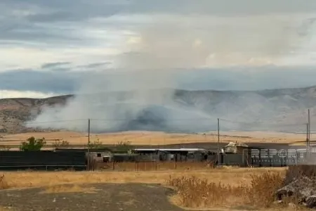 Şəkidə ildırım düşməsi dağlıq ərazidə yanğına səbəb oldu