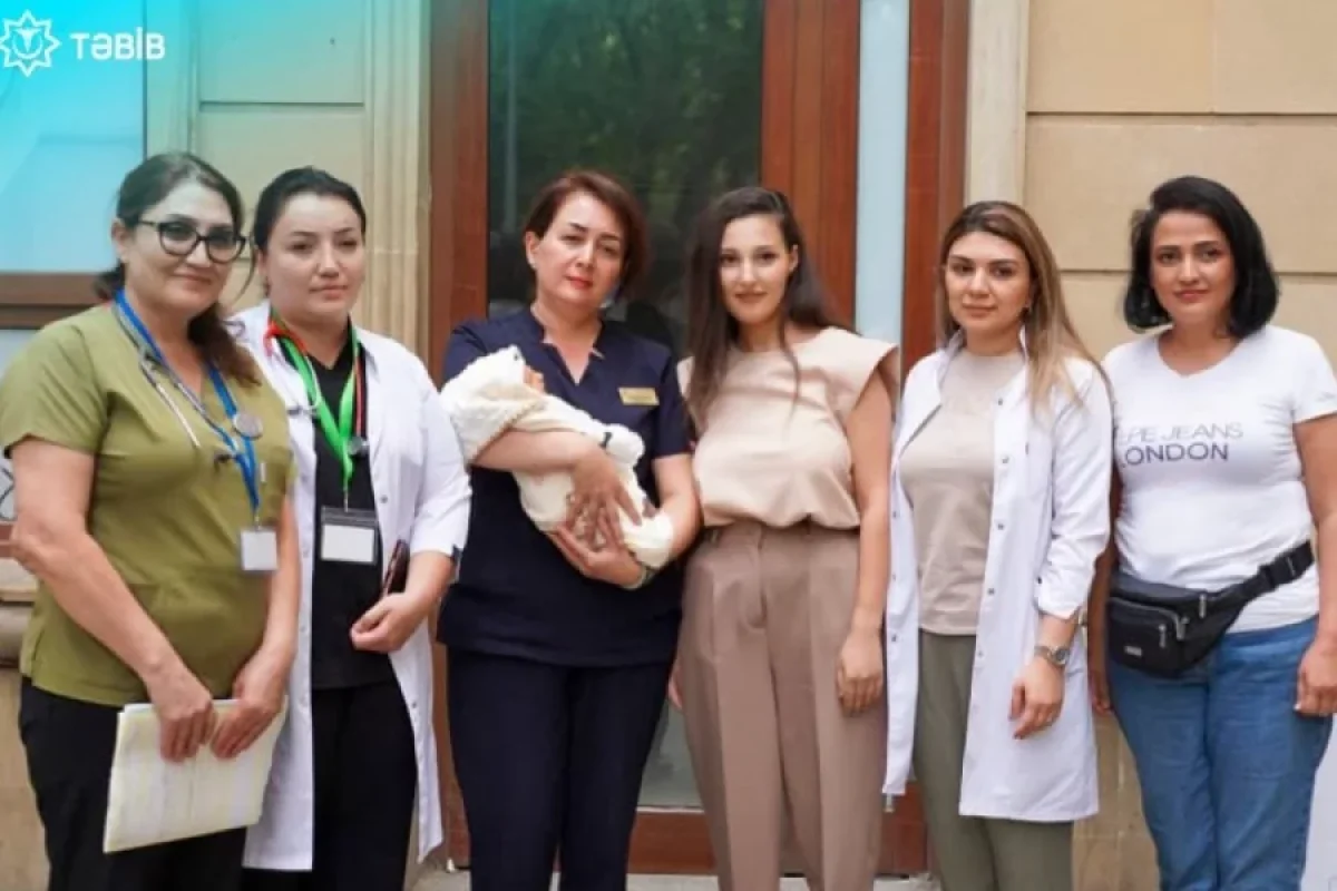 Metroda doğulan körpə və anası evə buraxıldı