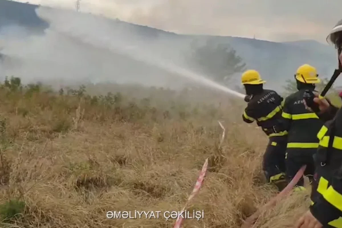 FHN Qazaxda açıq ərazidəki yanğınla bağlı məlumat yaydı