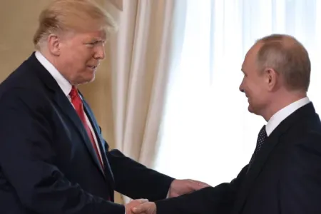 Putinlə görüşümün uğurlu olma ehtimalı... - Tramp