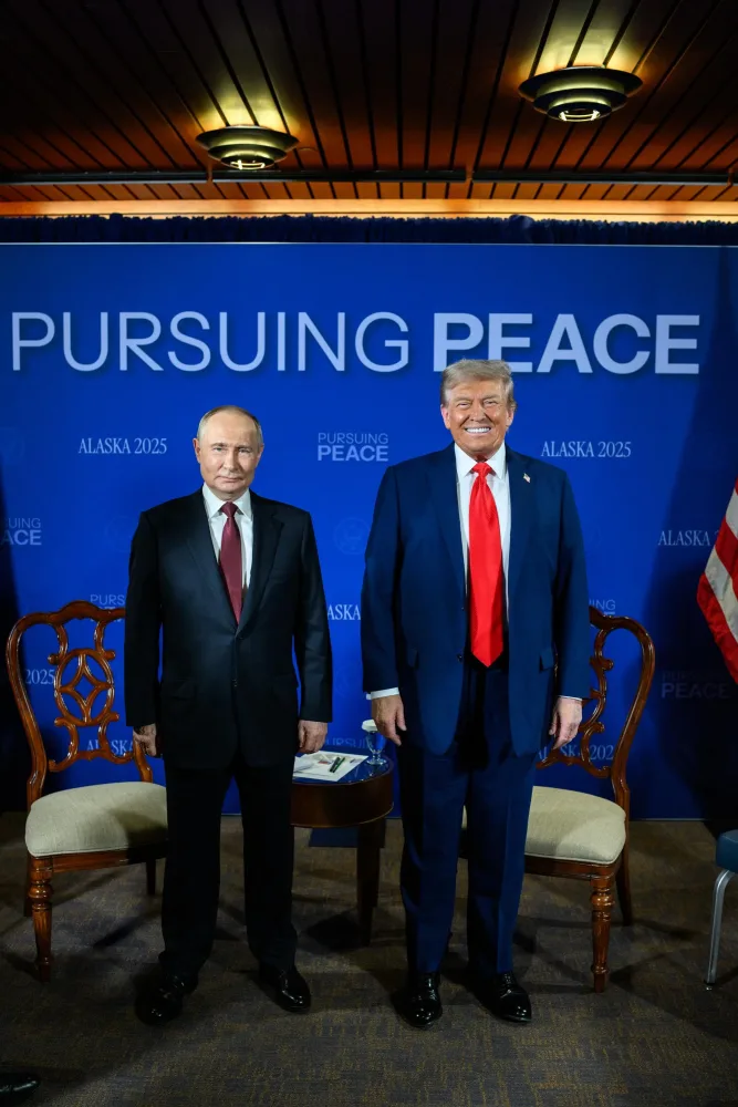 Ağ Ev Trampla Putinin görüşünə dair paylaşım etdi - FOTO