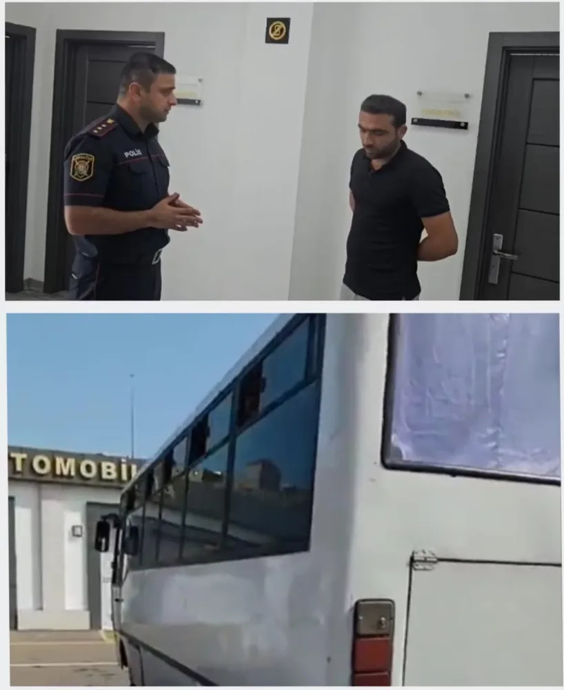 Sərxoş vəziyyətdə avtobus sürdü: - Həbs edildi