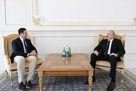 İlham Əliyev Cared Koheni qəbul etdi - FOTOS