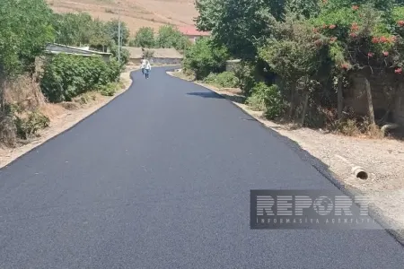 Cəlilabadın 4 kəndini birləşdirən yola asfalt örtüyü çəkildi