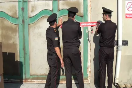 Biləcəridə yanğın təhlükəli obyektin fəaliyyəti dayandırıldı - VİDEO