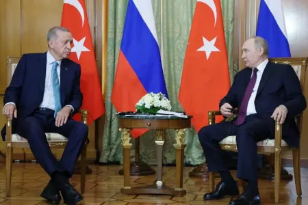 Ərdoğan və Putin Ukrayna məsələsini müzakirə etdi