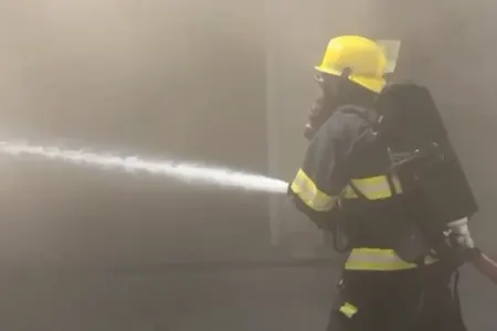 Coratda evdə yanğın - VİDEO