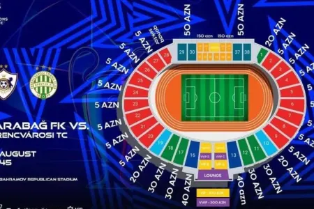 “Qarabağ” - “Ferentsvaroş” oyununun biletləri bu gündən satışda olacaq