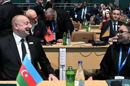 İlham Əliyevin xanımı ilə maraqlı zarafatı - VİDEO