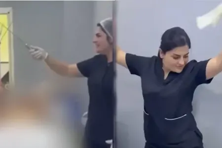 “Üstümdə şişi-şişə vurur, elə bil yorğana biz batırır...” - Video