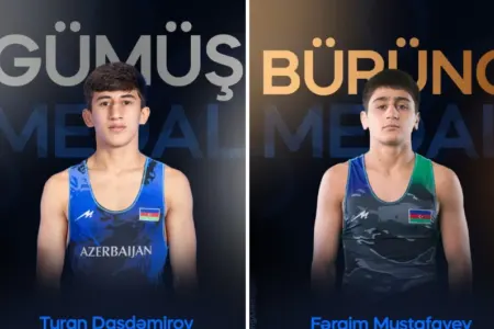 Azərbaycanın daha iki güləşçisi dünya çempionatında medal qazandı
