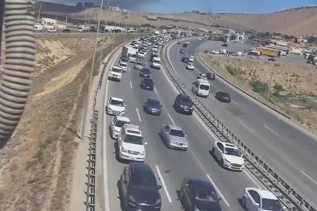 Yanğın Kənar Dairəvi yolda sıxlıq - yaratdı