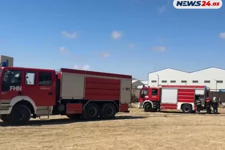 “Sədərək” ticarət mərkəzindəki yanğından ən son GÖRÜNTÜLƏR - FOTO/VİDEO