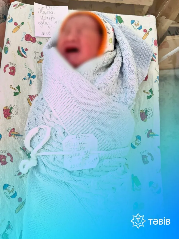 Bir gündə üç uşaq ambulansda doğuldu - Fotolar