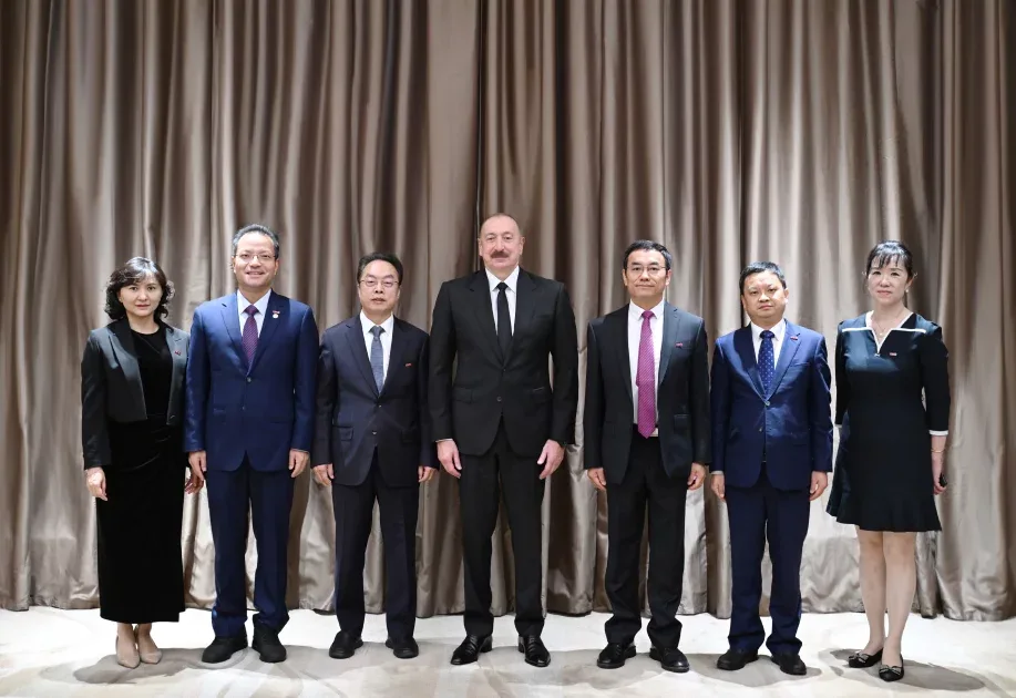 İlham Əliyev Çində görüşlər keçirdi - Fotolar+Yeniləndi