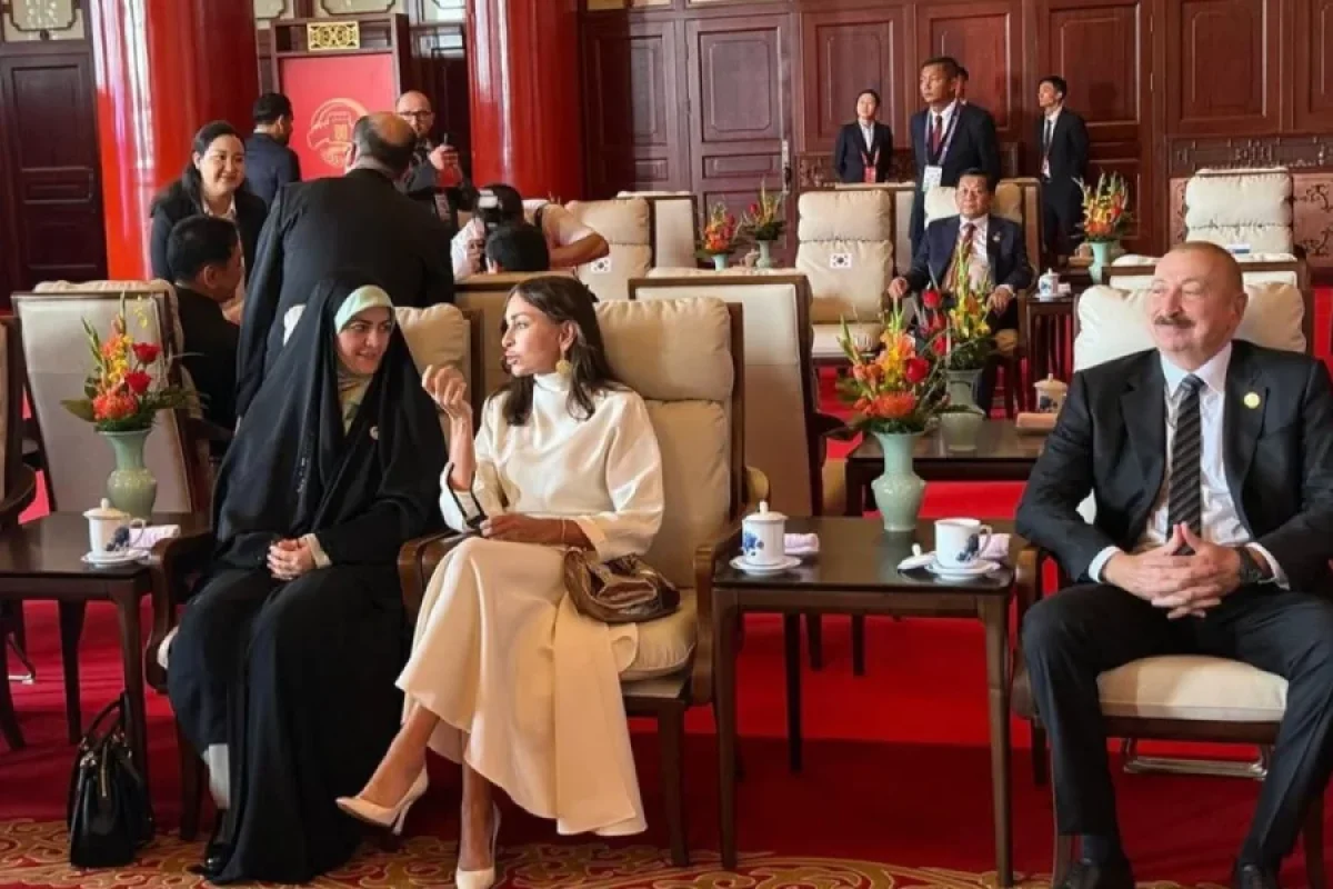 Mehriban Əliyeva Çindəki paraddan - paylaşım etdi