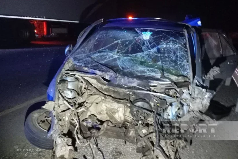 Biləsuvarda ağır qəza - Ölən və yaralananlar var